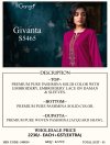 Givanta 5465 By Ganga Pure Pashmina Dress Materials